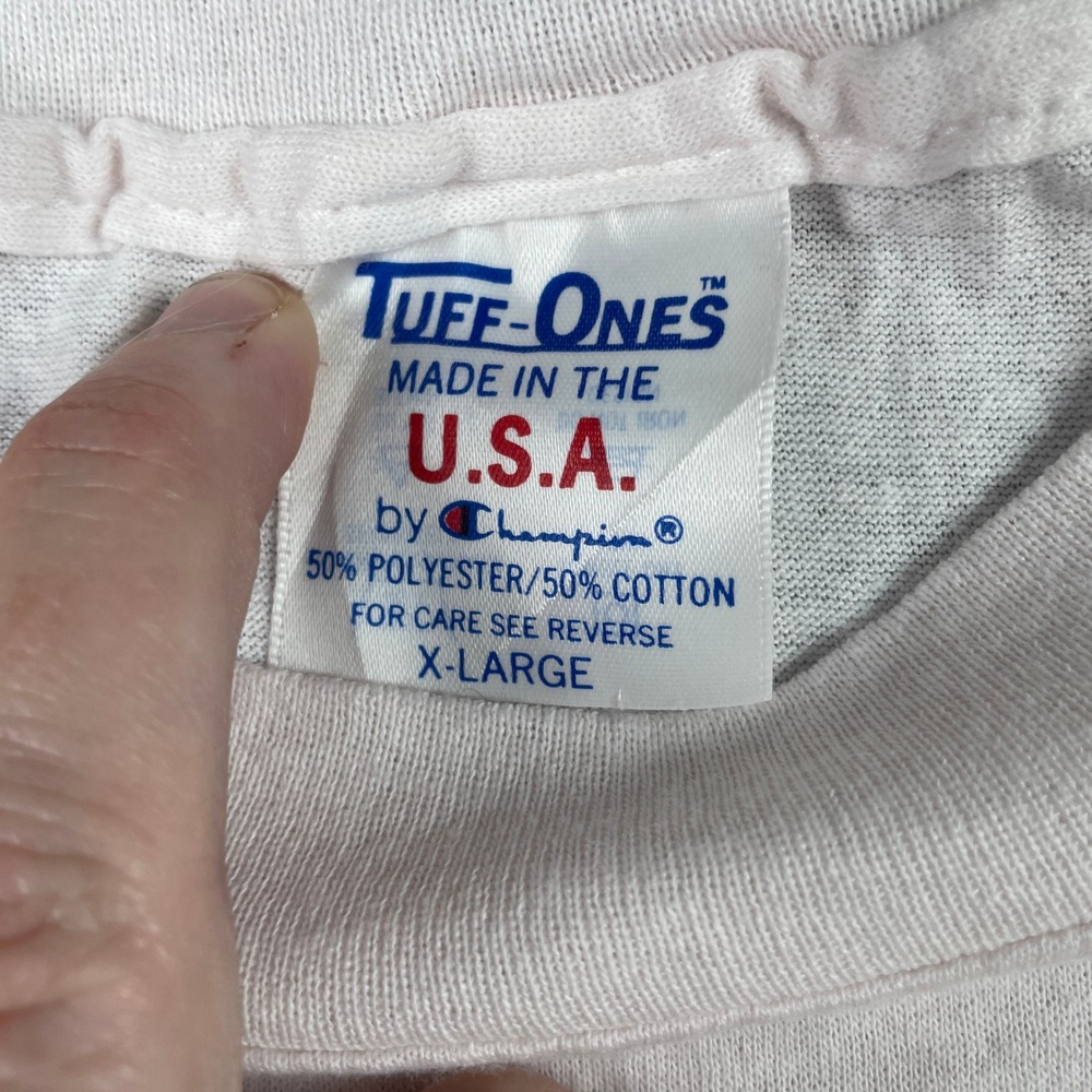 Vintage Bacardi T-Shirt Mens XL White Rum Single Stitch Champion Made In USA 80s - Picture 5 of 9